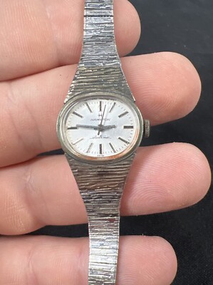 VTG HAMILTON ELECTRONIC 931973 SWISS 10K RGP BEZEL 10K GF