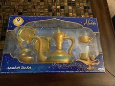 New Disney Aladdin Princess Jasmine Arabian Tea Set 9 Piece Set