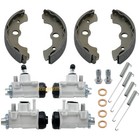 Front Brake Wheel Cylinders W/Shoes Kit for Honda Rancher FourTrax 300 TRX300