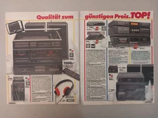 1986 Audio Stereo Stack Systems Players Boomboxes 22 Pages Catalog Print Ad