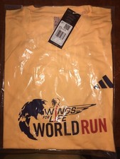 ADIDAS WINGS FOR LIFE WORLD RUN 2024 Lauf-Shirt (Herren) Gr&ouml;&szlig;e XL NEU Red Bull
