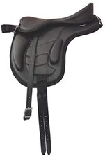 Synthetic Treeless Freemax Horse Saddle with Extra Grip Along with Matching Girt