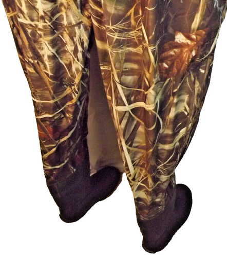 Cabelas Dry Plus Chest Waders w Boot Camo Realtree Max-4 HD Thinsulate Sz 3XL 12 - Picture 10 of 20