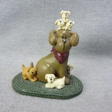 Blossom Bucket Suzi Skoglund Puppy Dog on Carpet