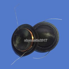 2pcs 25.5mm Tweeter Voice Coil Speaker Treble Crystal Aluminum Sound Film Repair