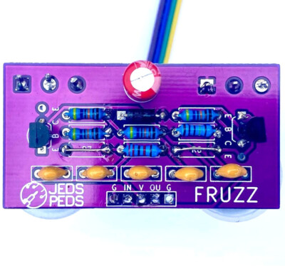 Gitarren-Effekt-Pedal-Kit zum Selbermachen - Fruzz - im Vergleich zu Fuzzrite 60er Fuzz