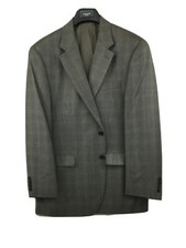 Mens Chaps Grey Tweed 42reg Silk/Wool Blend