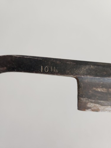 Vintage PS&W Co. No. 1 Extra Folding Draw Knife 10” Blade Wooden Handles - Picture 6 of 13