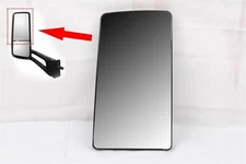 FOR PETERBILT 567 579 587 2012-2020 DRIVER UPPER DOOR MIRROR GLASS HEATED