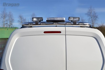 Hintere Dachträger + gelbes Leuchtfeuer + rote LEDs x5 passend für Renault Kangoo 2008 - 2021 TOP
