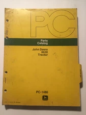 Original John Deere 8630 Tractor Parts Manual Catalog PC-1486- 1976 or 1977