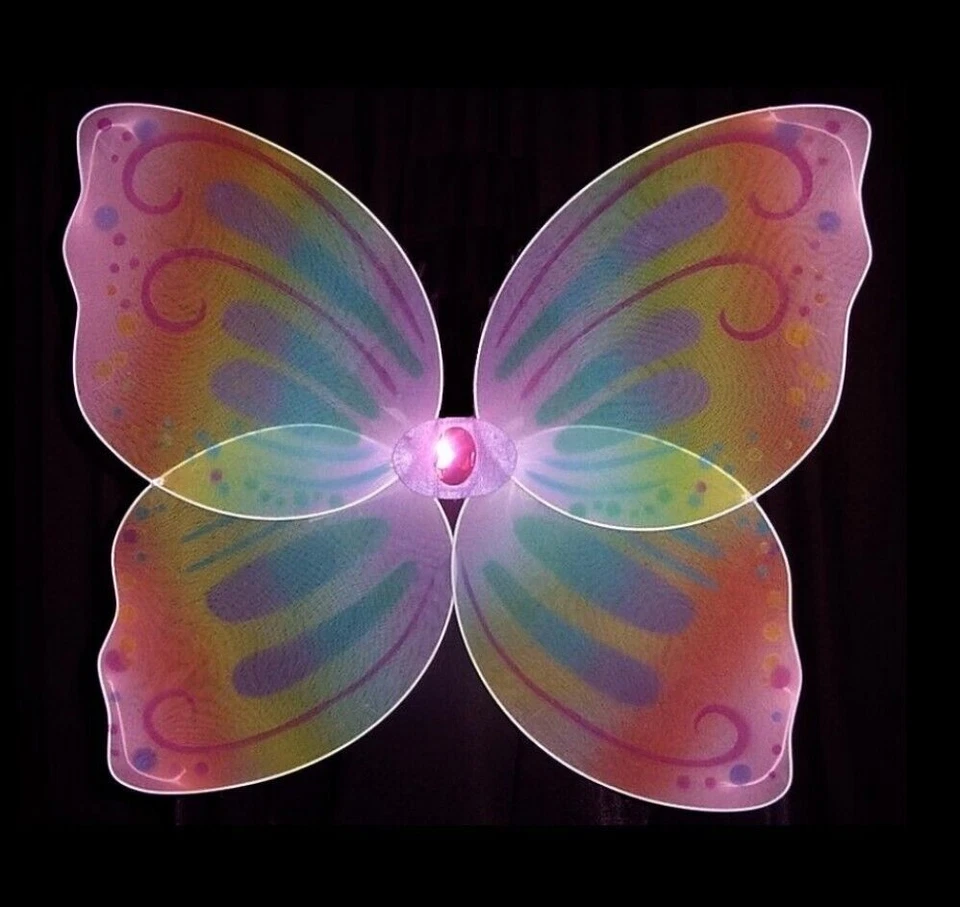 Лот из 9 Rainbow принцесса крылья танец Хэллоуин Рождество фея костюм новый - Изображение 3 из 4