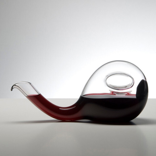 Riedel Escargot Dekanter 2011/02 , Weindekanter Kristallglas ,Handgemacht-image