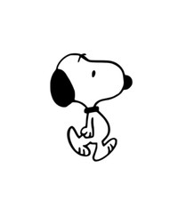 Snoopy Vinyl Decal Sticker -Multiple Colors  Sizes- FREE SHIPPING