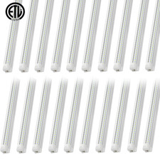 20 PCS T8 8FT LED Tube Lights 72W 6000K Garage Workshop LED Shop Light Fixtures