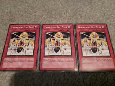 YuGiOh Karte - 3x Absteigender Verlorener Stern DP09-DE024