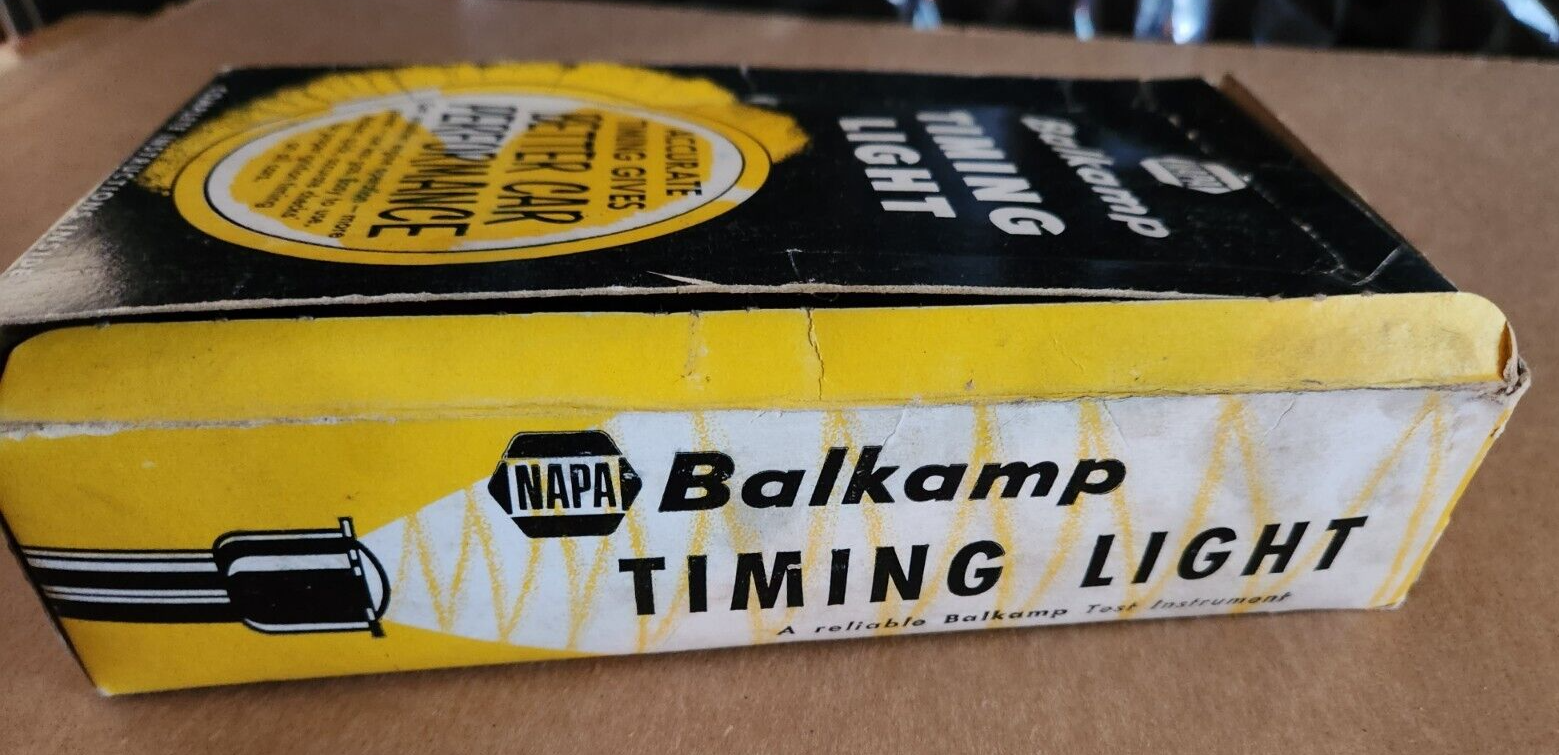 Vintage Napa Balkamp Timing Light in Original Box eBay