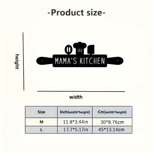 Tailored Metal Kitchen Sign - Personalized Name - Engraved Plate Ideal Cooking - Picture 3 of 9