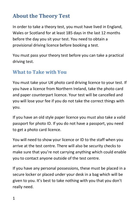 Motorcycle Theory Test Question & Answer Book 2025 - DVSA Theory Test ...