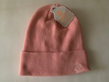 NWT-TIMBERLAND WOMEN'S TONAL 3D EMBROIDERY BEANIE HAT ONE SIZE COLOR - MED PINK