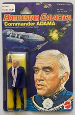 Vintage 1978 Battlestar Galactica COMMANDER ADAMA #2868 Space TV Saga Mattel_MOC