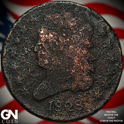 1828 Classic Head Half Cent X3238