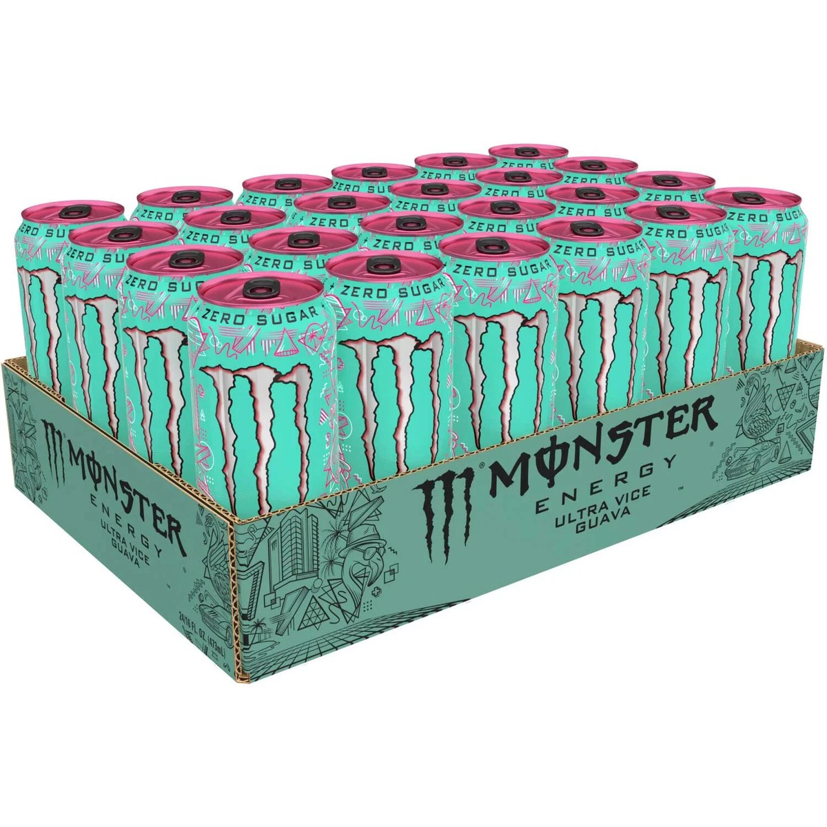 Monster Ultra Vice Guava, 16 fl. oz., 24 pk. | eBay