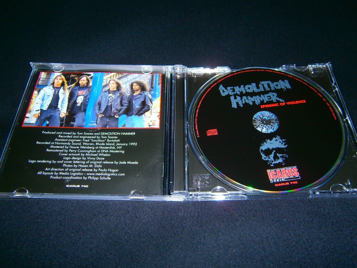 DEMOLITION HAMMER - Epidemic of Violence. CD | eBay
