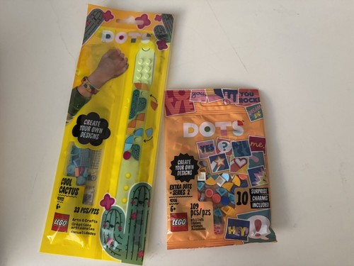 LEGO DOTS Cornici e Bracciale Gelato 41956 Cool Cactus 41922 Punti Extra - Foto 5 di 7