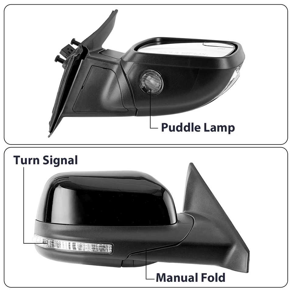 For 16-19 Ford Explorer Passenger Right Side Heated Mirror Puddle Signal 7 Pin - Image 4 of 4