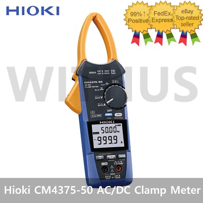 HIOKI 日置 AC/DCクランプメーター CM4375-50 Hioki CM4375-50 AC/DC Clamp Meter - Tracking= | eBay