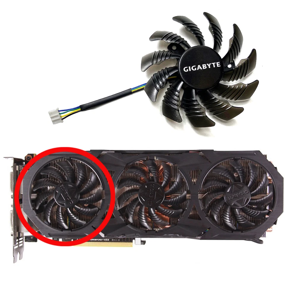 NEW Graphics Card Cooling Fan Graphics Card for Gigabyte GTX980 980ti GAMING-4G - Image 4 of 4
