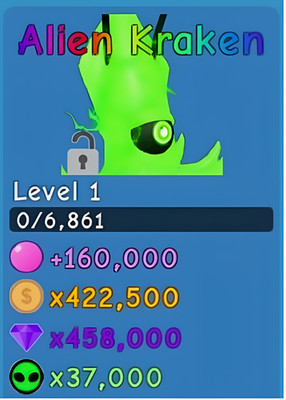 Alien Kraken | BGS | Bubble Gum Simulator | Fast and Cheap | Clean
