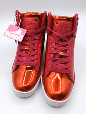 Pastry Women's Pop Tart Glitter High-Top Sneaker Dance Shoes Red Size 6.5