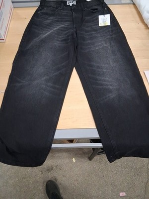 KBB by KAHLANA Women's Mid-Rise Wide Leg 'The Kahlana Jean Black Denim Size 8