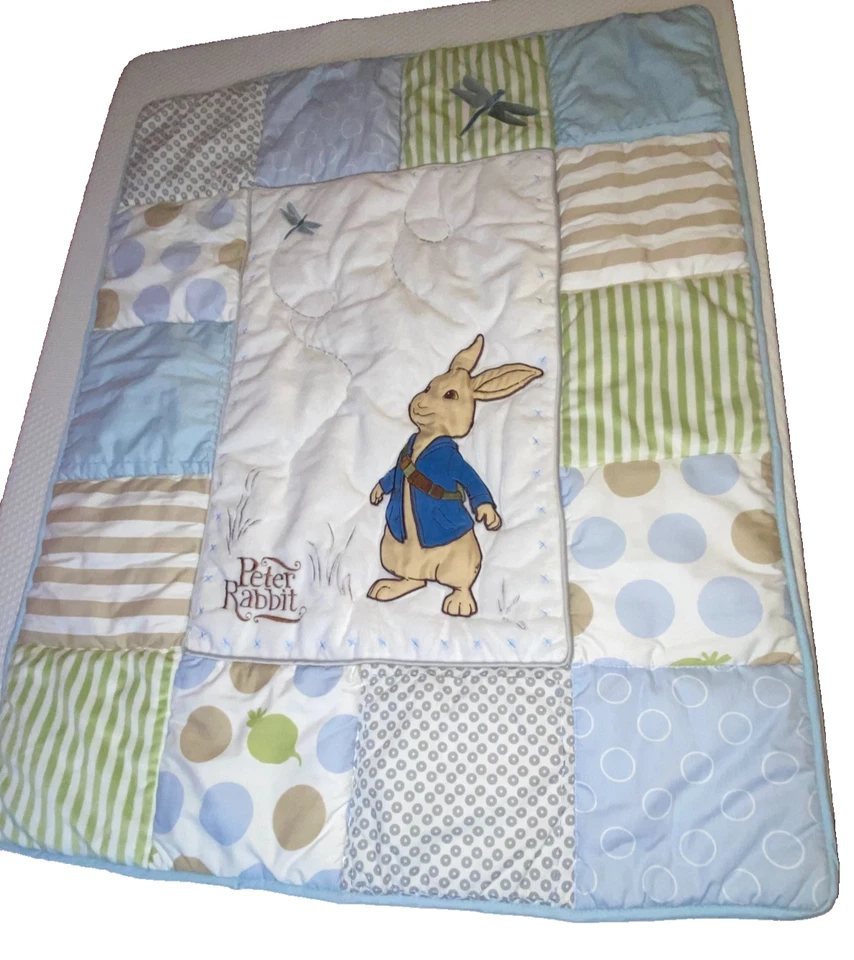 !UAU! Cobertor edredom para berço Peter Rabbit LAMBS & HIVY - Imagem 2 de 4