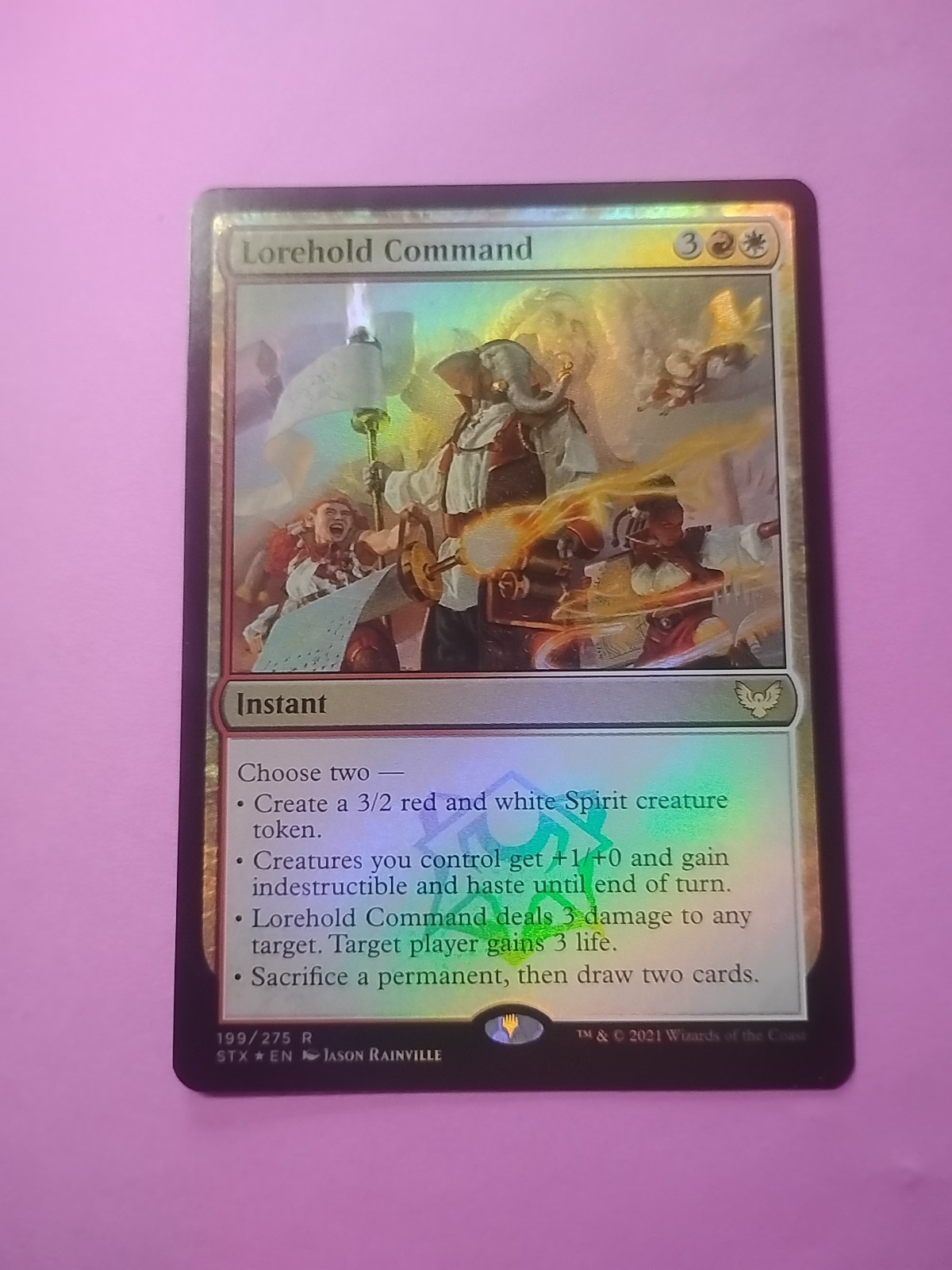 Lorehold Command Promo Pack: Strixhaven Foil