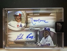 2025 Topps Chrome Black Pitch Black Pairings Dual Auto PDPA-JM Martinez Johnson 