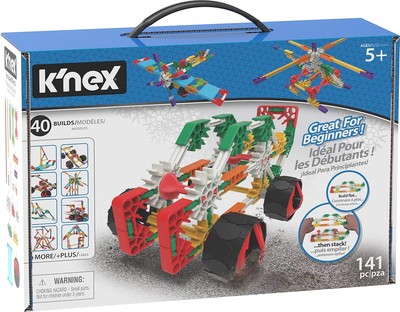 K'NEX 15210 Beginner 40 Model Building Set, Educational Toys for