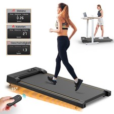 Laufband Elektrisch Walking Pad mit Steigung für Zuhause Untertisch Büro leise