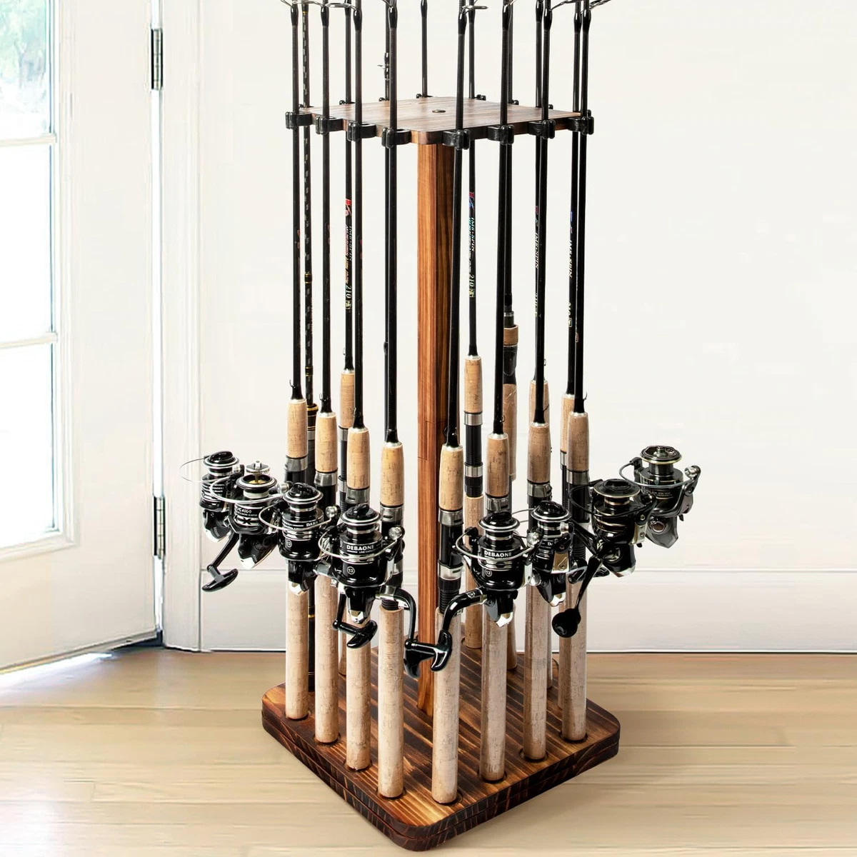 3 section baitcasting fishing rods Savannah 723: 6 ft / Med. Heavy Power / Fast Action Casting