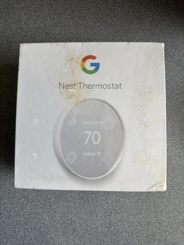 Google Nest Thermostat (GA01334-US) - Smart Thermostat for Home - Programmable