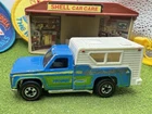 1975 Hot Wheels Redline Backwoods Bomb Blue Keep On Camping Truck Camper HK Vtg