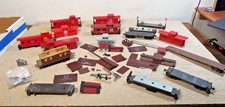 HO Scale Lot of Cabooses, Chassis, Boneyard Parts Pieces