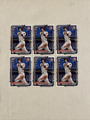 2024 Bowman Draft Paper Cole Mathis Chicago Cubs #BD-81 6 Card Lot
