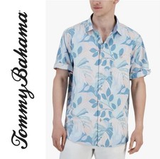 NWT TOMMY BAHAMA Nova Wave Beach Day Blooms Floral Seersucker Shirt Size XL