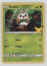 Rowlet Pokémon Sword & Shield McDonald's Collection #7