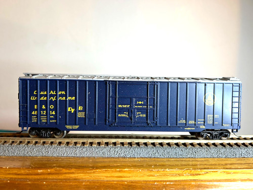 ATHEARN #1337 B.&O. D.F. 50' P.D. Coche de caja #481214 con Kadees 1:87 | Zustand: Used