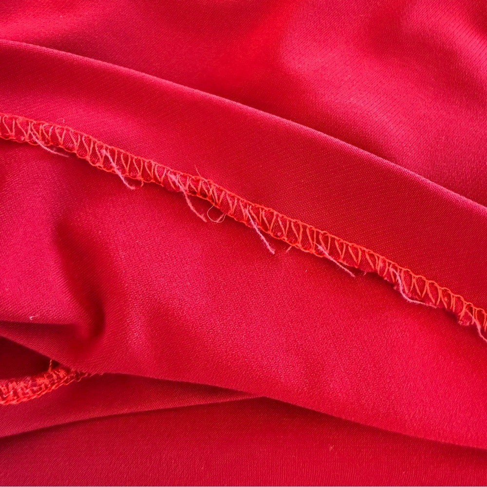 Lauren Ralph Lauren Red Draped Sleeveless Dress Size 8 Cocktail Evening thumbnail 15