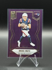 2025 Panini Donruss Elite Drake Maye #65 Patriots Purple /49 Serial Numbered